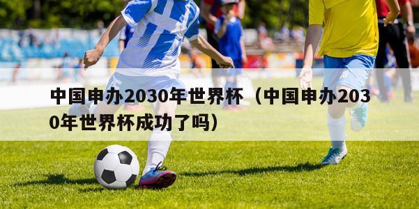 中国申办2030年世界杯（中国申办2030年世界杯成功了吗）