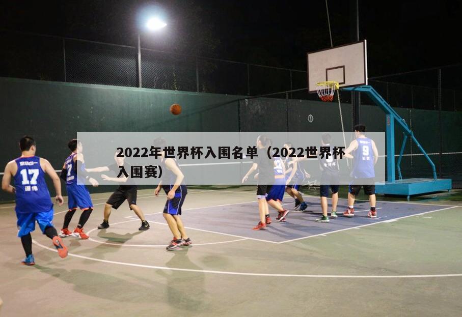 2022年世界杯入围名单（2022世界杯入围赛）