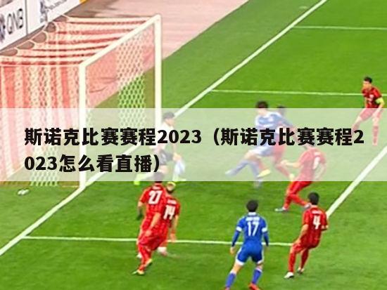 斯诺克比赛赛程2023（斯诺克比赛赛程2023怎么看直播）