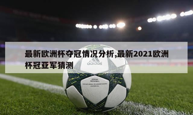 最新欧洲杯夺冠情况分析,最新2021欧洲杯冠亚军猜测