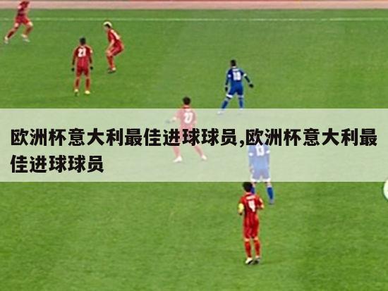 欧洲杯意大利最佳进球球员,欧洲杯意大利最佳进球球员